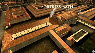 Animation of ancient Roman Fort in Caerleon Wales [upl. by Carolee772]