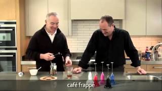 How to make a frappé coffee using an aerolatte milk frother [upl. by Whitford370]