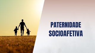 Paternidade socioafetiva [upl. by Gader]