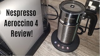 Nespresso Aeroccino 4 Milk Frother Review  Worth upgrading from the Aeroccino 3 [upl. by Gillman]