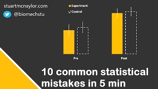 Ten Statistical Mistakes in 5 Min [upl. by Mulloy]