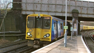 Half an Hour at 216  Birkenhead North Station 1022017  Class 507 508 terminus [upl. by Aldredge]