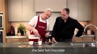 How to make a hot chocolate using an aerolatte milk frother [upl. by Ddot179]